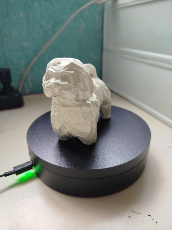 Estátua Shih-Tzu Low Poly